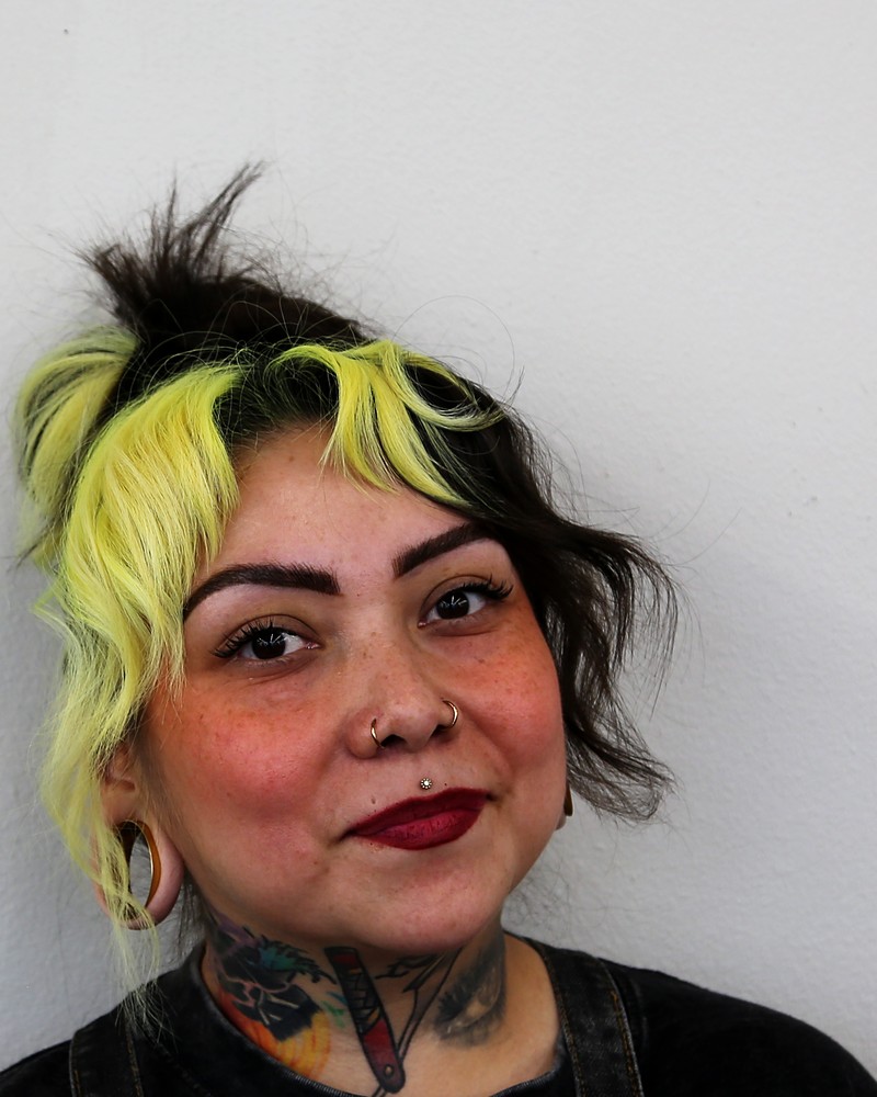 Portrait of Talia Garcia, cosmetology educator at Aveda Institute New Mexico.